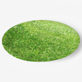 Assiettes En Carton Herbe (Angle)