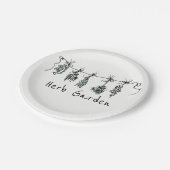 Assiettes En Carton Herbes du jardin (Angle)