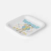 Assiettes En Carton Hercules Arrows and Dumbbells Flex Paper Plates (Angulaire)