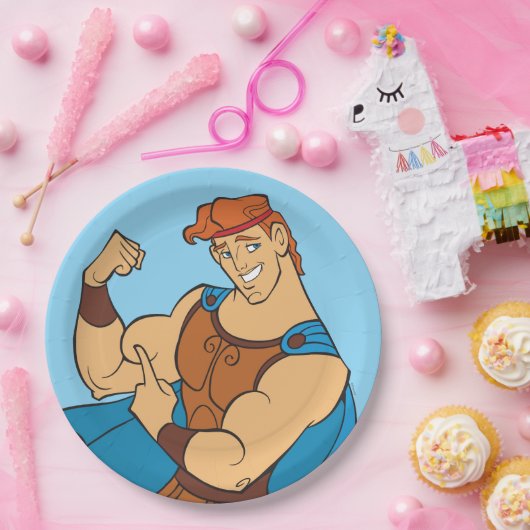 Assiettes En Carton Hercules Bicep Flex Paper Plates (Fête)