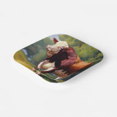 Assiettes En Carton Hereford Bull (Angulaire)