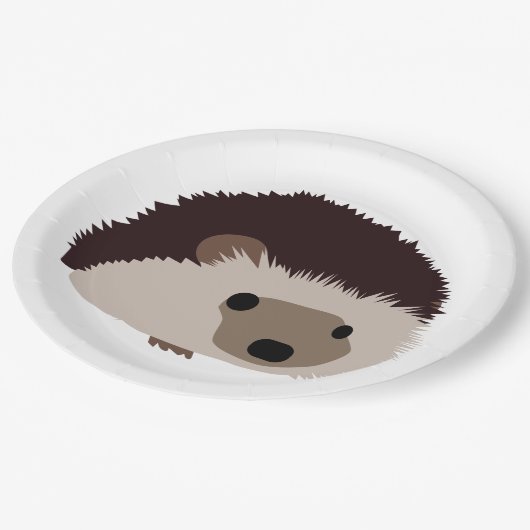 Assiettes En Carton Hérisson  (Angle)