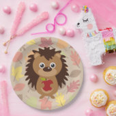 Assiettes En Carton Hérisson (Fête)