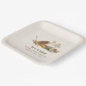 Assiettes En Carton Hérisson Baby shower des bois de champignon de pap (Angulaire)