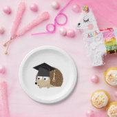 Assiettes En Carton Hérisson de diplôme (Fête)