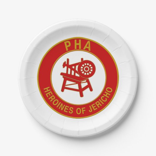 Assiettes En Carton Héroïnes de Jéricho (Devant)