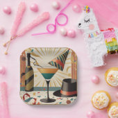Assiettes En Carton Heure Cocktail Mi-Siècle - Nouvel An (Fête)