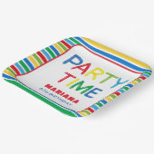 ASSIETTES EN CARTON HEURE DE LA FÊTE DES BALLONS (Angulaire)