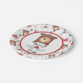 Assiettes En Carton Heure de la partie (Angle)