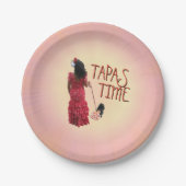 Assiettes En Carton Heure des tapas (Devant)