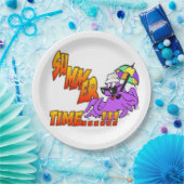 Assiettes En Carton Heure d'été Plaques de papier d'octopus (Fête)