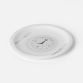 Assiettes En Carton Heure du petit déjeuner (Angle)