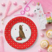 Assiettes En Carton Heureuse Sainte-Valentin Be Mine Irish Setter (rou (Fête)