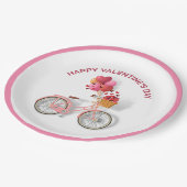 Assiettes En Carton Heureuse Sainte-Valentin | Vélos et ballons (Angle)