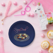 Assiettes En Carton Heureux Diwali Ganesha Rangoli - Plaque de papier (Fête)