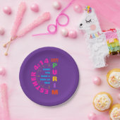 Assiettes En Carton HEUREUX PURIM Esther 4:14 Pour Un Temps Tel Que Ce (Fête)