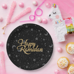 Assiettes En Carton heureux Ramadan