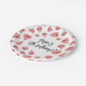 Assiettes En Carton Hey Boo Moderne Halloween Boho Fille fête d'annive (Angle)