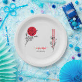 Assiettes En Carton Hibachi japonais barbecue grill Chef dîner d'anniv (Fête)