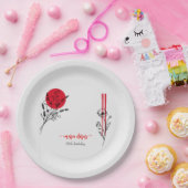 Assiettes En Carton Hibachi japonais barbecue grill Chef dîner d'anniv (Fête)