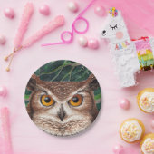 Assiettes En Carton Hibou (Fête)