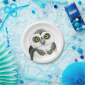 Assiettes En Carton Hibou (Fête)