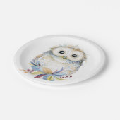 Assiettes En Carton Hibou (Angle)
