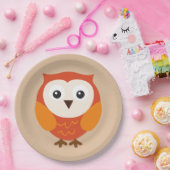 Assiettes En Carton Hibou (Fête)