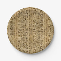 Hiéroglyphes égyptiens sur le papyrus