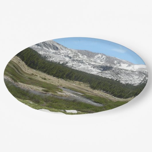 Assiettes En Carton High Country Mountain Stream I (Angle)
