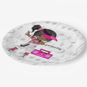 Assiettes En Carton Hip hop (Angle)