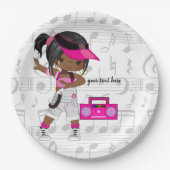 Assiettes En Carton Hip hop (Devant)