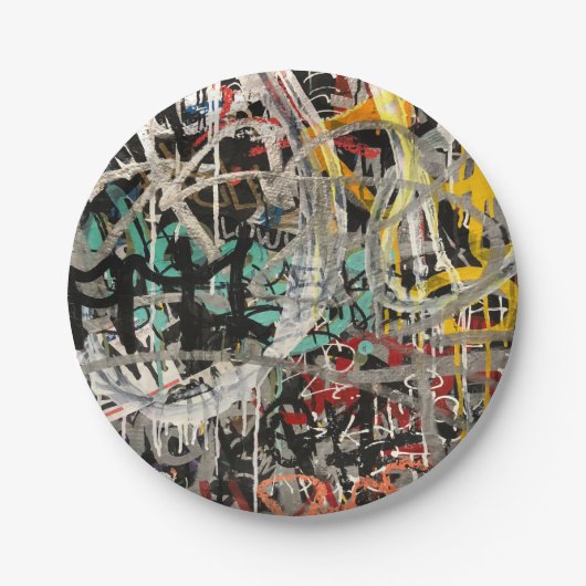 Assiettes En Carton hip hop (Devant)