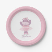Assiettes En Carton Hippo Ballerina (Devant)