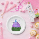 Assiettes En Carton Hippo dans l'herbe (Fête)