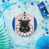 Assiettes En Carton hippo dans un casquette de fête (Fête)