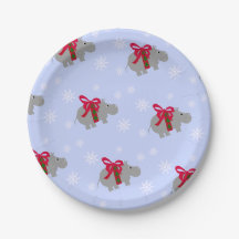 Hippopotame de Noël