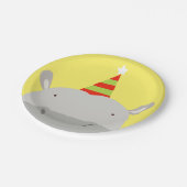 Assiettes En Carton Hippopotame de partie (Angle)