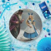 Assiettes En Carton Hiver Alice grandes plaques de papier (Fête)