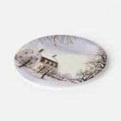 Assiettes En Carton Hiver en Nouvelle-Angleterre (Angle)