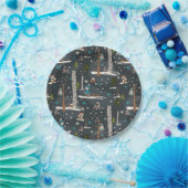 Assiettes En Carton Hiver l'Woodland (Fête)