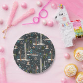 Assiettes En Carton Hiver l'Woodland (Fête)