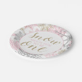 Assiettes En Carton Hiver Onederland Neige beaucoup amusant une assiet (Angle)