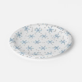 Assiettes En Carton Hiver Onederland Snowflake (Angle)