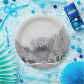 ASSIETTES EN CARTON HIVER WONDERLAND (Fête)