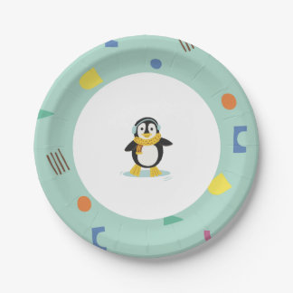 Assiettes En Carton Hiver Wonderland Anniversaire de enfant Party Plaq