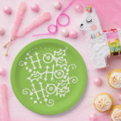 Assiettes En Carton Ho Ho Ho Noël Plaques de papier de Noël (Fête)