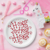 Assiettes En Carton Ho Ho HO Plaques de papier de Noël (Fête)