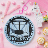 Assiettes En Carton Hockey sur glace (Fête)
