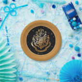 Assiettes En Carton HOGWARTS™ Crest doré (Fête)